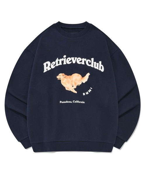 ALAND(エーランド)の「【UNISEX】Retriever Club/RUNNINGクルーネック(ウラケ) 2197651(スウェット・レディース・ライトグレー/ネイビー/グレー・LARGE/SMALL/MEDIUM)」の8枚目の写真