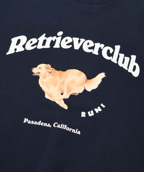 ALAND(エーランド)の「【UNISEX】Retriever Club/RUNNINGクルーネック(ウラケ) 2197651(スウェット・レディース・ライトグレー/ネイビー/グレー・LARGE/SMALL/MEDIUM)」の7枚目の写真