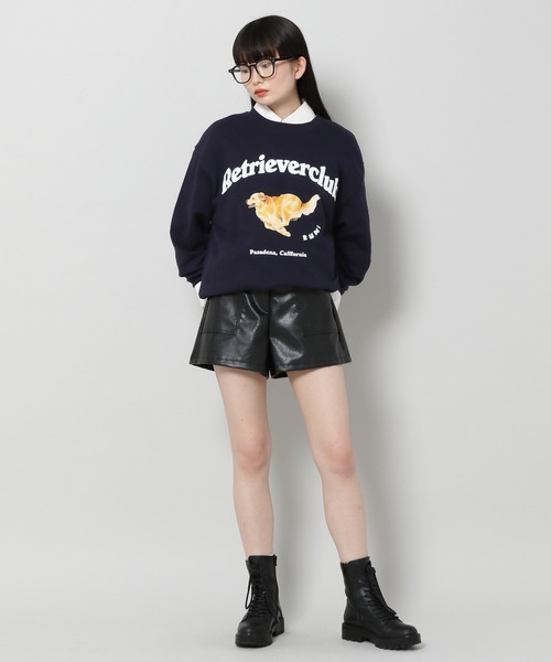 ALAND(エーランド)の「【UNISEX】Retriever Club/RUNNINGクルーネック(ウラケ) 2197651(スウェット・レディース・ライトグレー/ネイビー/グレー・LARGE/SMALL/MEDIUM)」の14枚目の写真