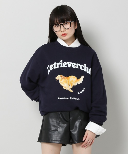 ALAND(エーランド)の「【UNISEX】Retriever Club/RUNNINGクルーネック(ウラケ) 2197651(スウェット・レディース・ライトグレー/ネイビー/グレー・LARGE/SMALL/MEDIUM)」の15枚目の写真