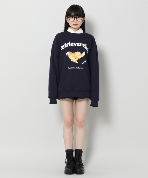 ALAND(エーランド)の「【UNISEX】Retriever Club/RUNNINGクルーネック(ウラケ) 2197651(スウェット・レディース・ライトグレー/ネイビー/グレー・LARGE/SMALL/MEDIUM)」の16枚目の写真