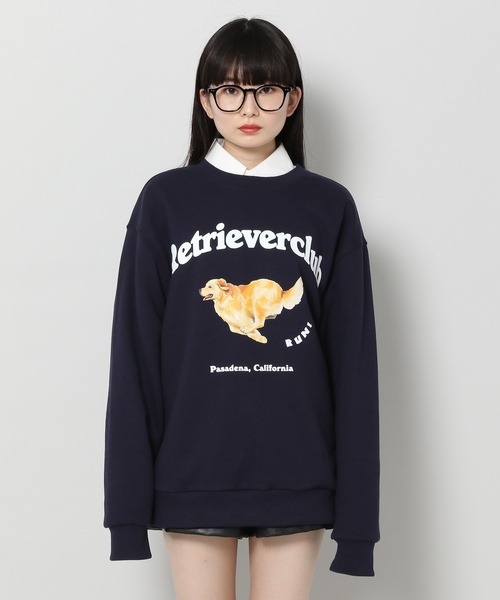ALAND(エーランド)の「【UNISEX】Retriever Club/RUNNINGクルーネック(ウラケ) 2197651(スウェット・レディース・ライトグレー/ネイビー/グレー・LARGE/SMALL/MEDIUM)」の17枚目の写真