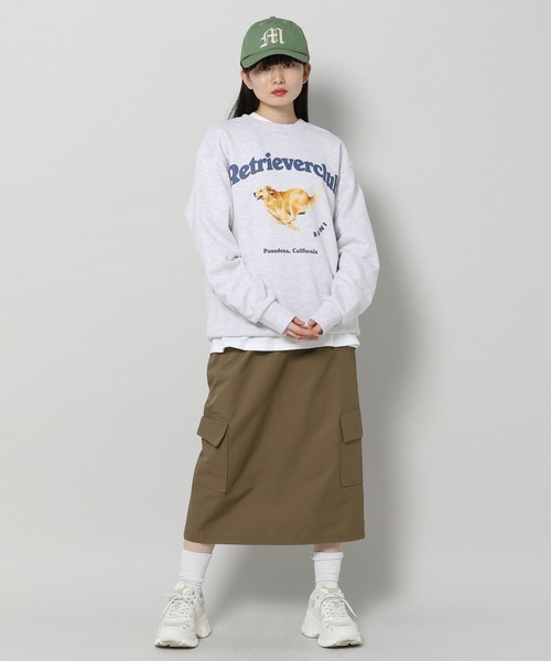 ALAND(エーランド)の「【UNISEX】Retriever Club/RUNNINGクルーネック(ウラケ) 2197651(スウェット・レディース・ライトグレー/ネイビー/グレー・LARGE/SMALL/MEDIUM)」の18枚目の写真