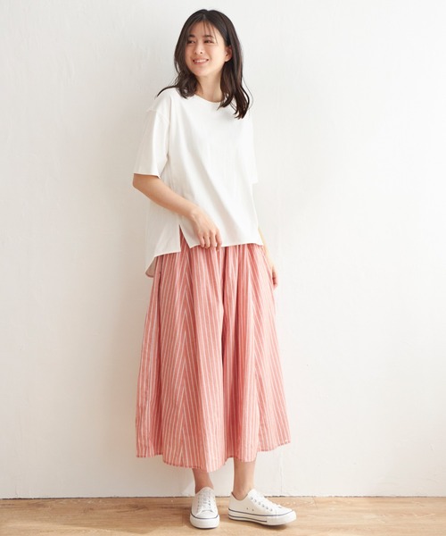 ikka（イッカ）の「コットンボリュームスカーチョ（その他パンツ・レディース・チャコールグレー/オレンジ/イエロー/ダークグリーン/ブルー・S/M/L）」の11枚目の写真