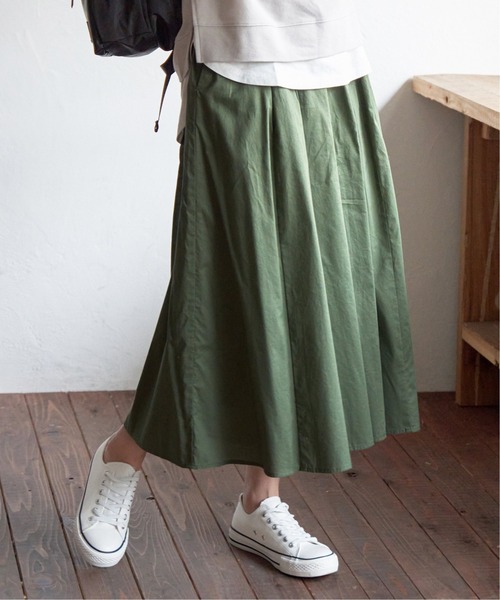 ikka（イッカ）の「コットンボリュームスカーチョ（その他パンツ・レディース・チャコールグレー/オレンジ/イエロー/ダークグリーン/ブルー・S/M/L）」の22枚目の写真