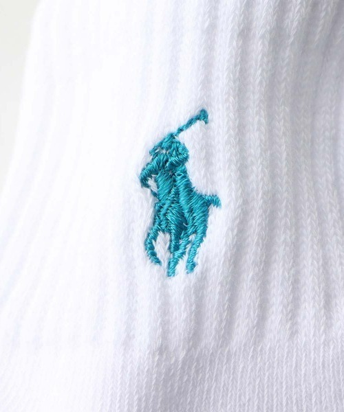 POLO RALPH LAUREN(ポロ ラルフ ローレン)の「【3足セット】POLO RALPH LAUREN レディース 足底パイル アーチサポート ワンポイント ショートソックス 93246914(ソックス/靴下・レディース・ブラック/マルチ/ホワイト/その他5/その他4・23-25cm)」の12枚目の写真