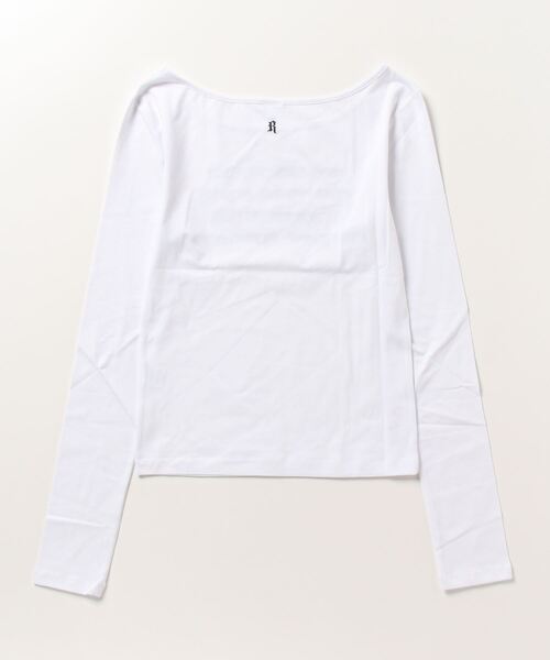 runningHIGH(ランニングハイ)の「【runningHIGH】 LETTERING SLIM L/S TEE / 【ランニングハイ】レタリングロゴプリント長袖Tシャツ(Tシャツ/カットソー・レディース・ブラック/ホワイト/グレー/チャコールグレー/ブラウン/ライトパープル・ONE SIZE)」の20枚目の写真