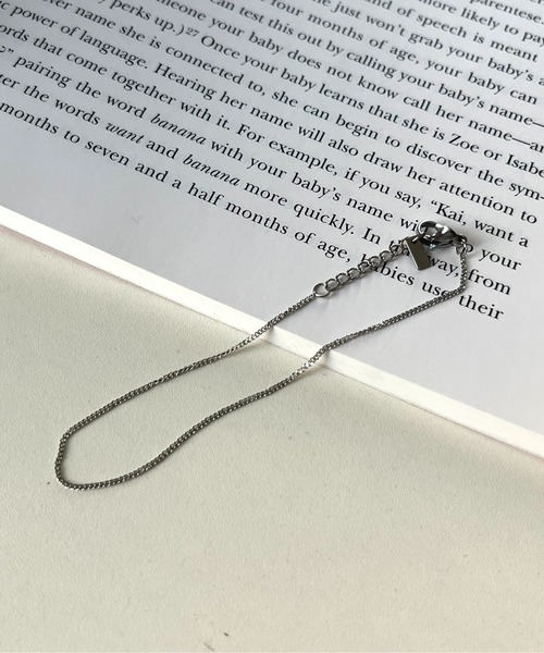 prose verse（プロズヴェール）の「〈サージカルステンレス〉華奢チェーンブレスレット（ブレスレット・レディース・ゴールド/シルバー・ﾌﾘ-）」の6枚目の写真