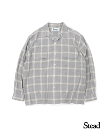【J.S.Homestead / Stead】RAYON OMBRE OPEN COLLAR SHIRTS
