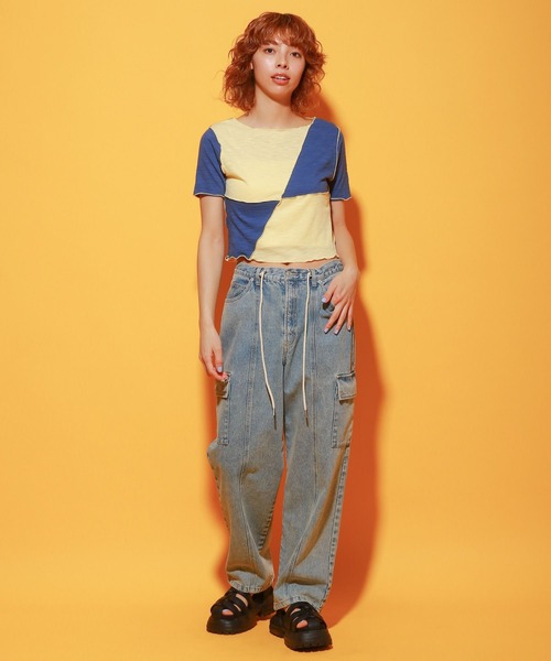 セール】PAGEBOYLIM/デニムカーゴパンツ（デニムパンツ）｜PBLIM