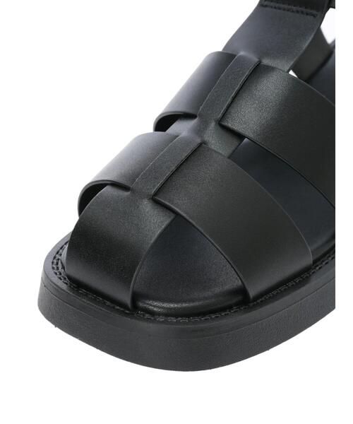 Lugnoncure（ルノンキュール）の「ボリュームソールグルカサンダル（サンダル・レディース・カーキ/ブラック/オフホワイト・LARGE/MEDIUM）」の12枚目の写真