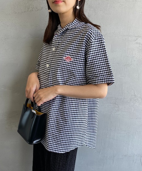 DANTON（ダントン）の「[DANTON/ダントン] ラウンドカラー プルオーバーオックスフォードシャツ（シャツ/ブラウス・レディース・ブラック/ネイビー・42/38/40）」の8枚目の写真