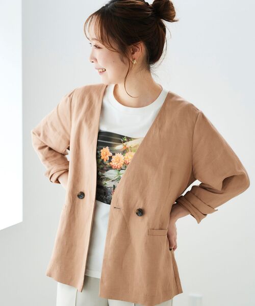 le.coeur blanc（ルクールブラン）の「カラーフォトTシャツ（Tシャツ/カットソー・レディース・A/B・38）」の9枚目の写真