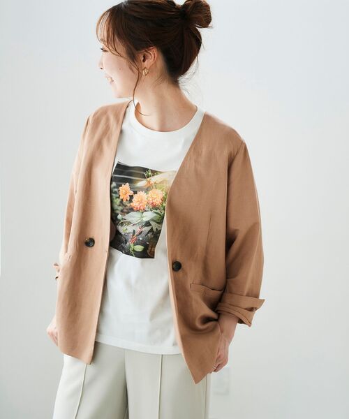 le.coeur blanc（ルクールブラン）の「カラーフォトTシャツ（Tシャツ/カットソー・レディース・A/B・38）」の10枚目の写真