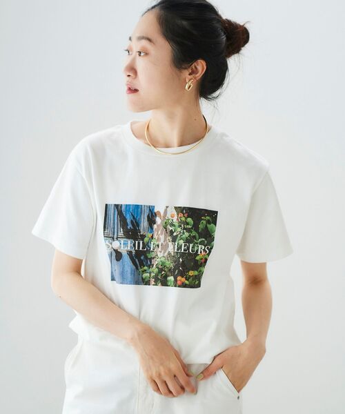 le.coeur blanc（ルクールブラン）の「カラーフォトTシャツ（Tシャツ/カットソー・レディース・A/B・38）」の12枚目の写真