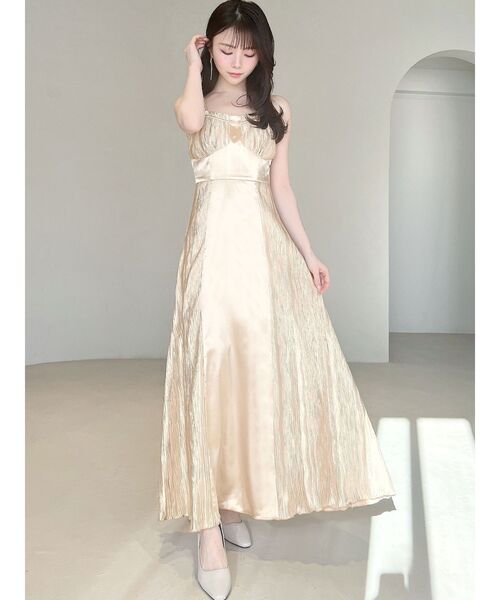 RESEXXY（リゼクシー）の「コルセットプリーツワンピース【セットアップ着用可能】（ドレス・レディース・イエロー/ブラック/ブルー・FREE）」の11枚目の写真