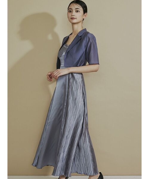 RESEXXY（リゼクシー）の「コルセットプリーツワンピース【セットアップ着用可能】（ドレス・レディース・イエロー/ブラック/ブルー・FREE）」の14枚目の写真