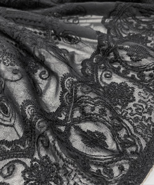 AMELY(エミリー)の「刺繍シフォンブラウス(シャツ/ブラウス・レディース・アイボリー/ブラック・フリー)」の8枚目の写真