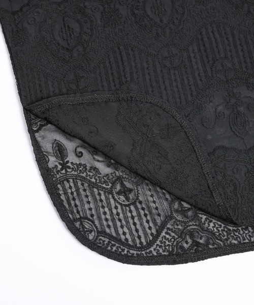 AMELY(エミリー)の「刺繍シフォンブラウス(シャツ/ブラウス・レディース・アイボリー/ブラック・フリー)」の18枚目の写真