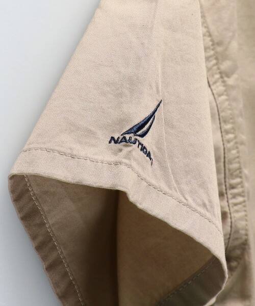 NAUTICA（ノーティカ）の「【NAUTICA/ノーティカ/セットアップ対応】ライトツイル半袖シャツ（シャツ/ブラウス・キッズ・ベージュ/チャコールグレー・XS/S/M/L/XL）」の22枚目の写真