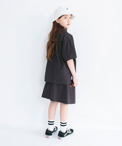 NAUTICA（ノーティカ）の「【NAUTICA/ノーティカ/セットアップ対応】ライトツイル半袖シャツ（シャツ/ブラウス・キッズ・ベージュ/チャコールグレー・XS/S/M/L/XL）」の13枚目の写真
