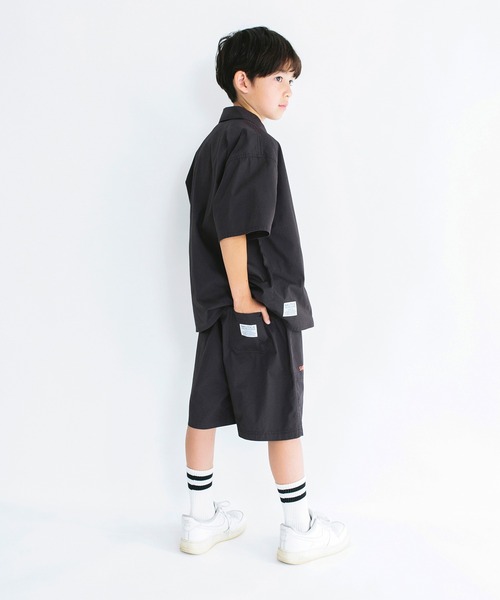 NAUTICA（ノーティカ）の「【NAUTICA/ノーティカ/セットアップ対応】ライトツイル半袖シャツ（シャツ/ブラウス・キッズ・ベージュ/チャコールグレー・XS/S/M/L/XL）」の15枚目の写真