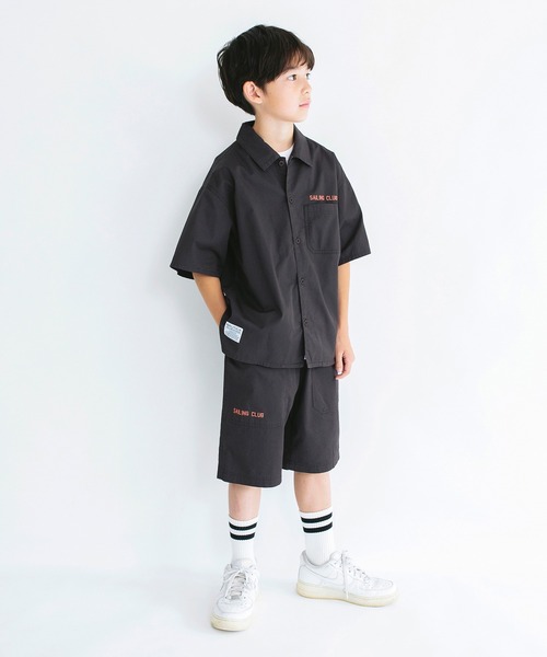 NAUTICA（ノーティカ）の「【NAUTICA/ノーティカ/セットアップ対応】ライトツイル半袖シャツ（シャツ/ブラウス・キッズ・ベージュ/チャコールグレー・XS/S/M/L/XL）」の16枚目の写真