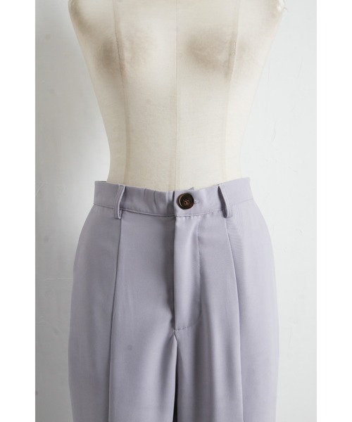 &. NOSTALGIA（アンドドットノスタルジア）の「サイドパールスリットパンツ（その他パンツ・レディース・ブラック/サックスブルー・FREE）」の17枚目の写真