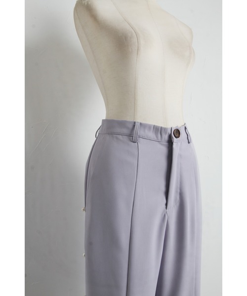 &. NOSTALGIA（アンドドットノスタルジア）の「サイドパールスリットパンツ（その他パンツ・レディース・ブラック/サックスブルー・FREE）」の13枚目の写真