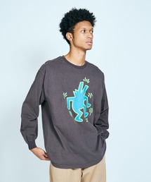 KEITH HARING/キースへリング DANCE BLACK LS TEE ダンスロングスリーブTEE