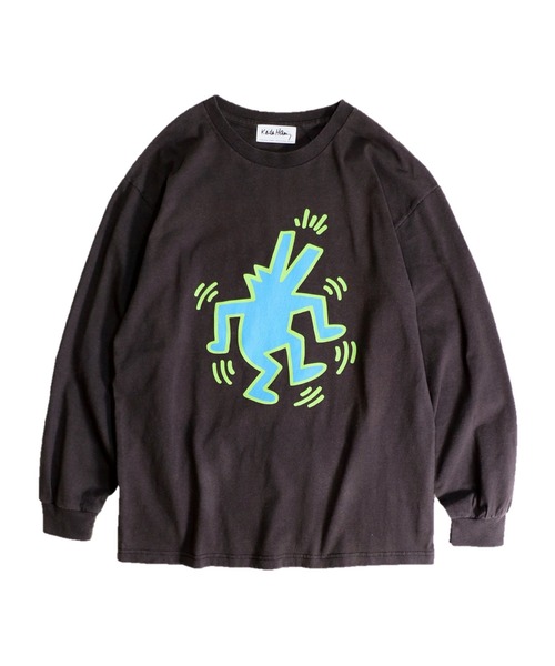 C.E.L.STORE(セルストア)の「KEITH HARING/キースへリング DANCE BLACK LS TEE ダンスロングスリーブTEE(Tシャツ/カットソー・メンズ・ブラック・LARGE/MEDIUM/X-LARGE)」の5枚目の写真