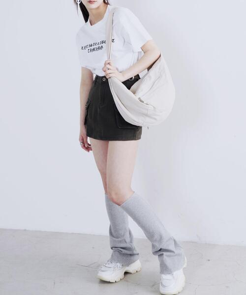 Figments（フィグメンツ）の「ZIPデザインショルダーバッグ（ショルダーバッグ・レディース・オフホワイト/ブラック・FREE）」の6枚目の写真