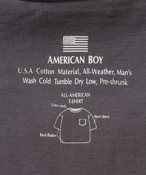 JOURNAL STANDARD relume(ジャーナルスタンダード レリューム)の「AMERICAN レイヤードラウンドTシャツ BY USA COTTON(Tシャツ/カットソー・メンズ・ホワイト/ライトグレー/カーキ/サックスブルー/ブラック系その他/バーガンディー・MEDIUM/LARGE)」の13枚目の写真