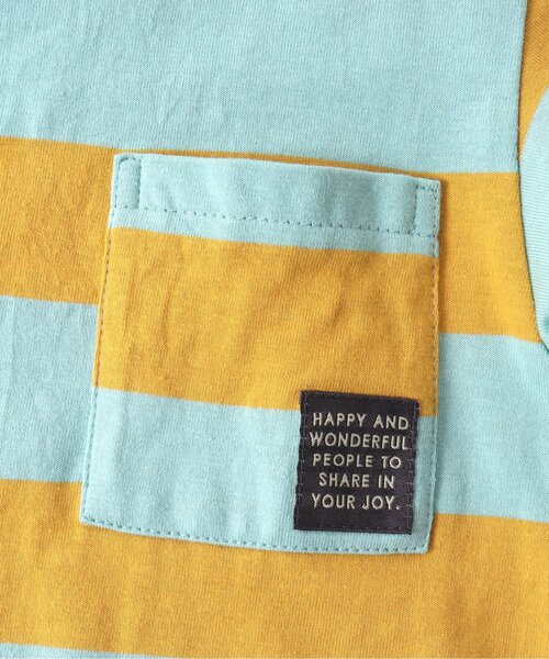 BREEZE（ブリーズ）の「カラフルボーダーTシャツ（Tシャツ/カットソー・キッズ・パープル/サックスブルー/ピンク/チャコール・90/100/110/120/80/130/140）」の17枚目の写真