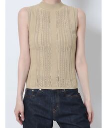 LAGUNAMOON | パターン編みノースリーブニットプルオーバー(ニット/セーター)