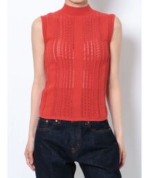 LAGUNAMOON | パターン編みノースリーブニットプルオーバー(ニット/セーター)