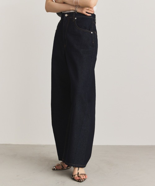 Aunt Marie's(アントマリーズ)の「【ロングセラー!】カーブデニム / S,M,Lサイズ展開有(デニムパンツ・レディース・ライトブルー/ブラック/ネイビー/ホワイト・SMALL/MEDIUM/LARGE)」の11枚目の写真