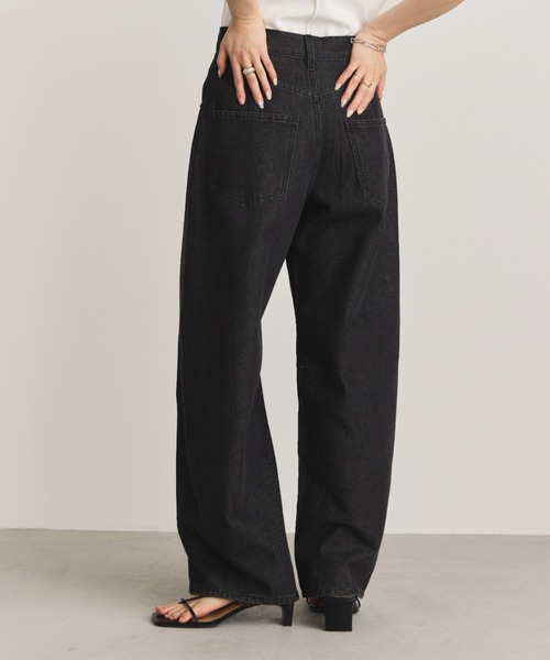 Aunt Marie's(アントマリーズ)の「【ロングセラー!】カーブデニム / S,M,Lサイズ展開有(デニムパンツ・レディース・ライトブルー/ブラック/ネイビー/ホワイト・SMALL/MEDIUM/LARGE)」の7枚目の写真