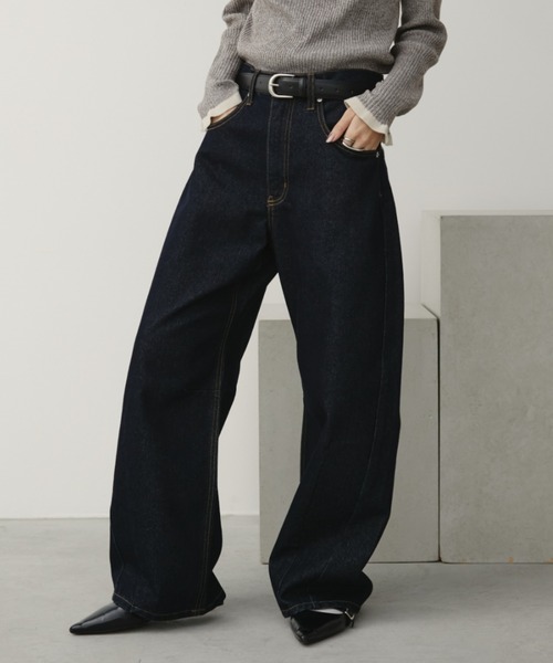 セール】【ロングセラー！】カーブデニム / S,M,Lサイズ展開有（デニム