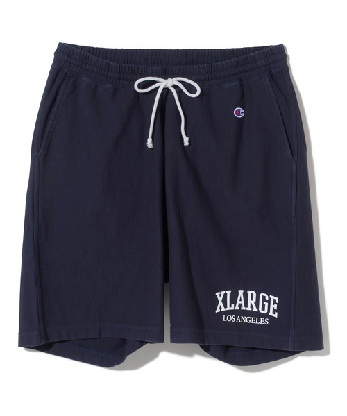 XLARGE×Champion　SWEAT SHORT PANTS Champion Men's Sweat Shorts Big & Tall Gym Athleticwear 2-Pocket