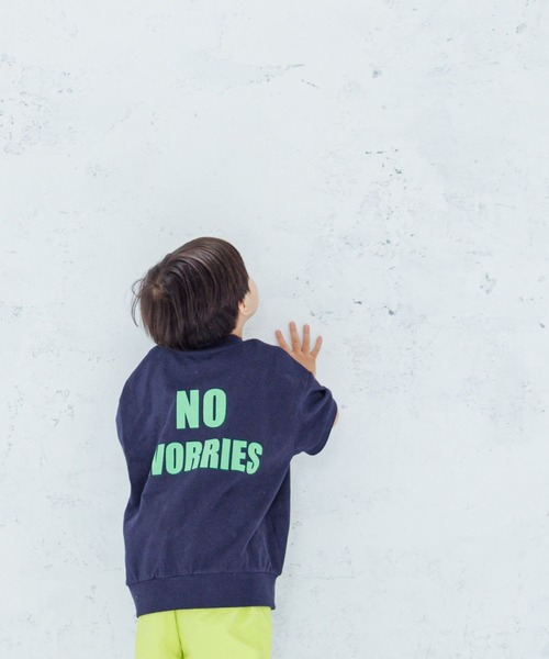 LOWRYS FARM（ローリーズファーム）の「ＵＳＡフロッキープリントＳＳ　960785（Tシャツ/カットソー・キッズ・ホワイト/ネイビー/グレー/イエロー・110cm/120cm/130cm/140cm/150cm）」の4枚目の写真