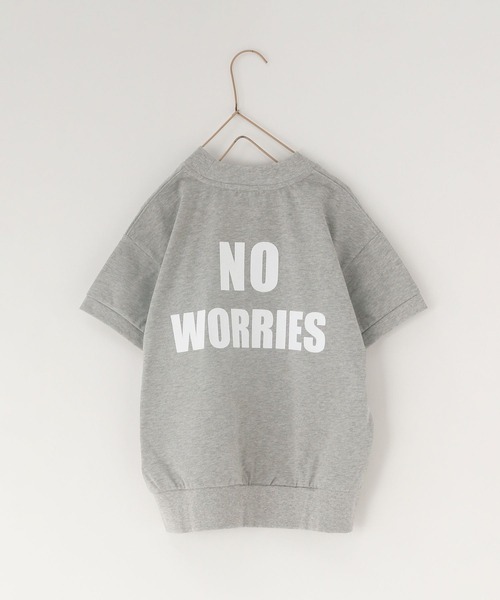 LOWRYS FARM（ローリーズファーム）の「ＵＳＡフロッキープリントＳＳ　960785（Tシャツ/カットソー・キッズ・ホワイト/ネイビー/グレー/イエロー・110cm/120cm/130cm/140cm/150cm）」の3枚目の写真