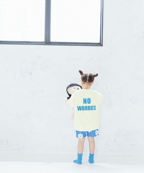 LOWRYS FARM（ローリーズファーム）の「ＵＳＡフロッキープリントＳＳ　960785（Tシャツ/カットソー・キッズ・ホワイト/ネイビー/グレー/イエロー・110cm/120cm/130cm/140cm/150cm）」の19枚目の写真