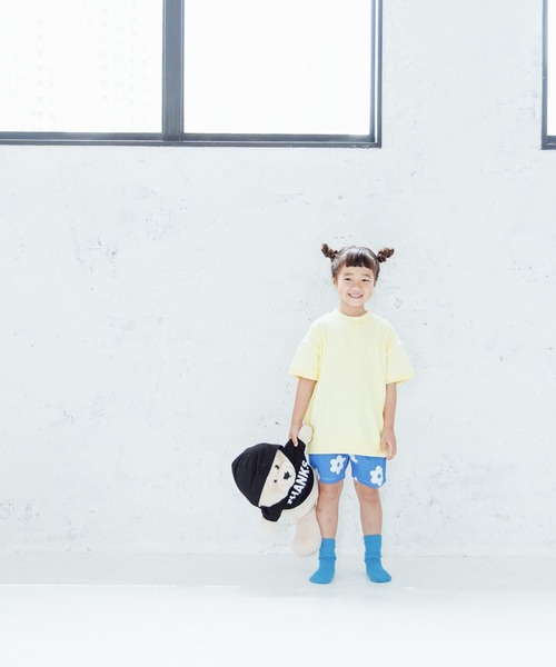 LOWRYS FARM（ローリーズファーム）の「ＵＳＡフロッキープリントＳＳ　960785（Tシャツ/カットソー・キッズ・ホワイト/ネイビー/グレー/イエロー・110cm/120cm/130cm/140cm/150cm）」の12枚目の写真