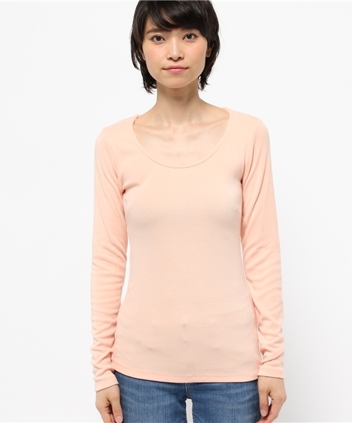 OUTLET（アウトレット）の「【Delyle noir】無地ロンT（Tシャツ/カットソー・レディース・その他1・FREE）」の2枚目の写真