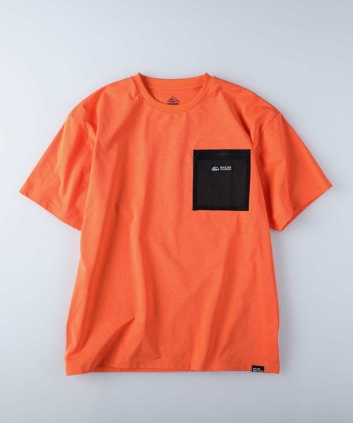 CAMP7(キャンプセブン)の「CAMP7(キャンプ7)【水陸両用】半袖ポケット半袖Tシャツ(Tシャツ/カットソー・メンズ・グレー/サックスブルー/オレンジ/ホワイト/ブラック/ベージュ・S/L/M/XL)」の16枚目の写真