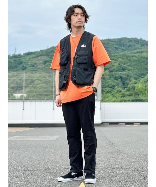 CAMP7(キャンプセブン)の「CAMP7(キャンプ7)【水陸両用】半袖ポケット半袖Tシャツ(Tシャツ/カットソー・メンズ・グレー/サックスブルー/オレンジ/ホワイト/ブラック/ベージュ・S/L/M/XL)」の22枚目の写真