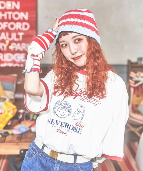 PBLIM（ページボーイリム）の「PBLIM/まんまる子コラボバケハ（ハット・レディース・ブルー系その他/レッド系その他・FREE）」の8枚目の写真