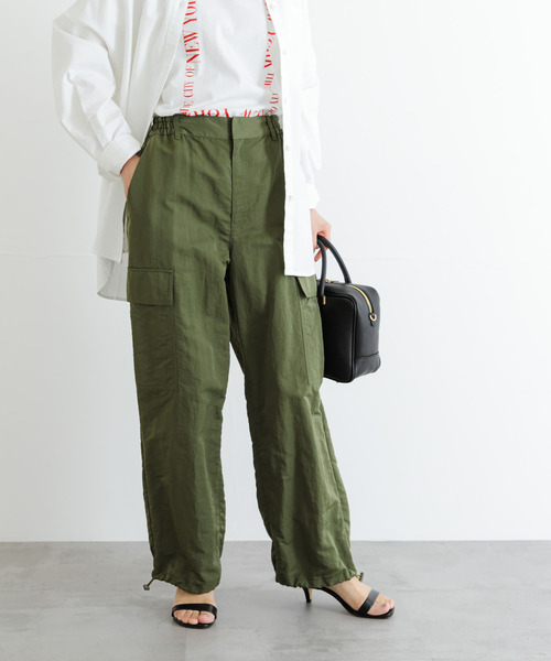 URBAN RESEARCH（アーバンリサーチ）の「ナイロンカーゴパンツ（カーゴパンツ・レディース・カーキ/グレー系その他・36/38）」の10枚目の写真