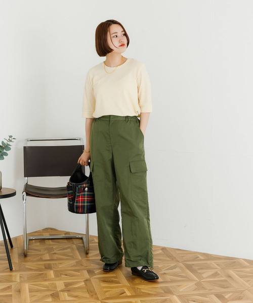 URBAN RESEARCH（アーバンリサーチ）の「ナイロンカーゴパンツ（カーゴパンツ・レディース・カーキ/グレー系その他・36/38）」の6枚目の写真